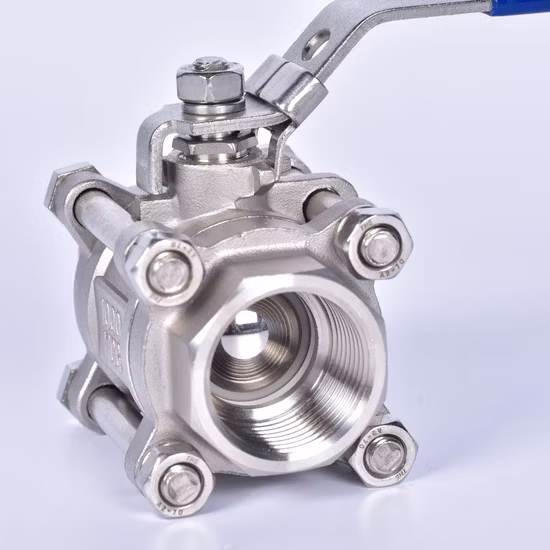 Three Pieces Carbon Steel High Pressure Pipeline Trunnion Mounted Ball Valve