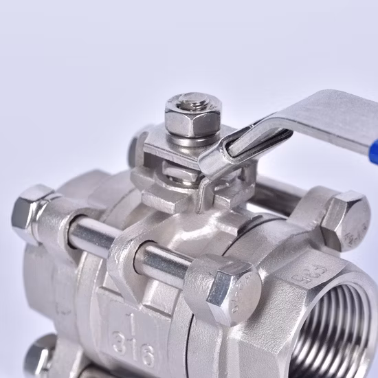 Three Pieces Carbon Steel High Pressure Pipeline Trunnion Mounted Ball Valve