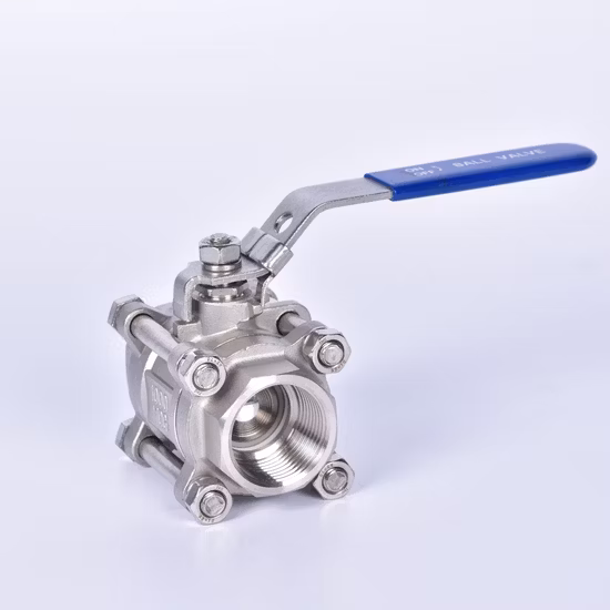 Three Pieces Carbon Steel High Pressure Pipeline Trunnion Mounted Ball Valve